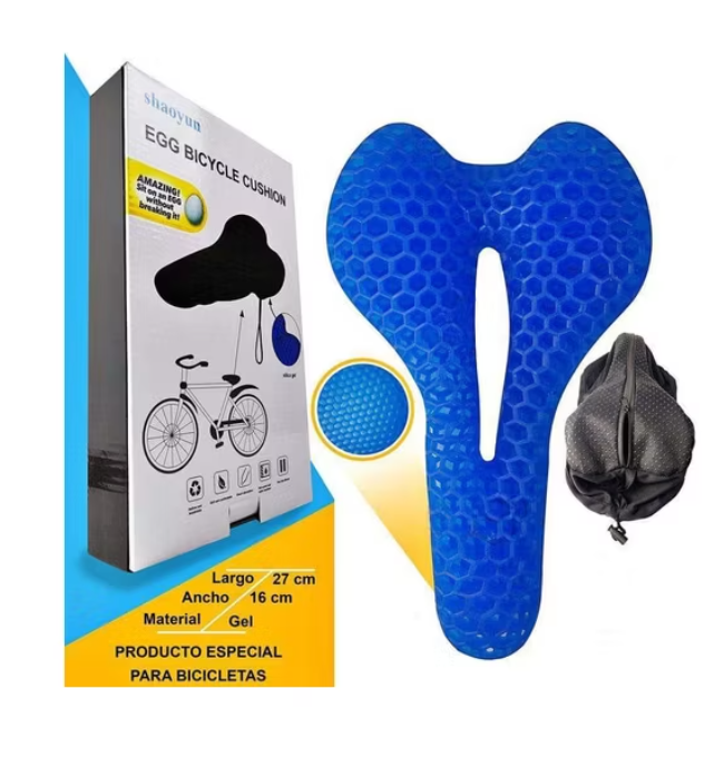 COJIN PARA BICICLETA PANAL DE ABEJA EN GEL!!!